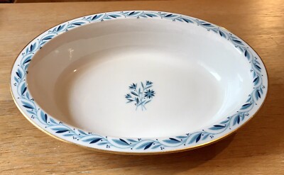 Lenox USA Keramik Blue Ridge 9,5 x 7 x 2'' Ovale Servierschale. TRAUMHAFTER ZUSTAND