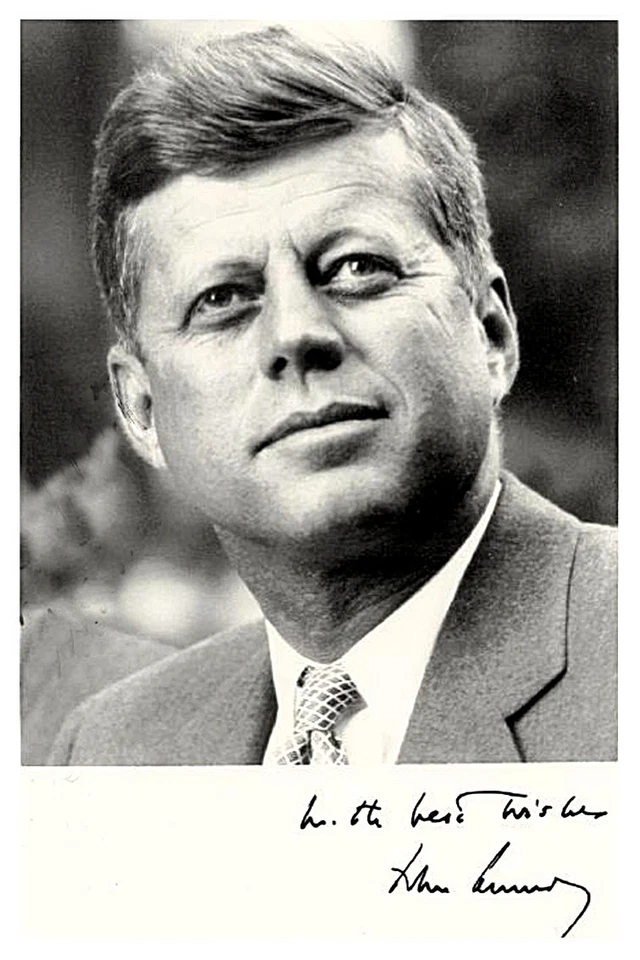 John F.Kennedy ++Autogramm++ ++US Präsident++ - Bild 1 von 1