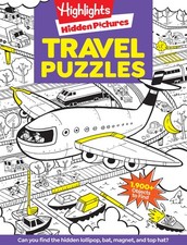 Travel Puzzles: Kids Travel Activity Book with Over 100 Hidden Picture Puzzl...