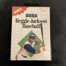Reggie Jackson Baseball & Rocky - Sega Master System - SMS - CIB w/manuals
