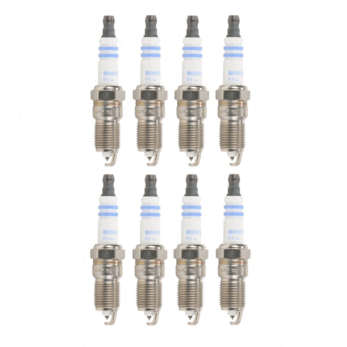 8 pc Bosch Platinum Spark Plugs for 2016-2018 Chevrolet LCF 3500 6.0L V8 wb
