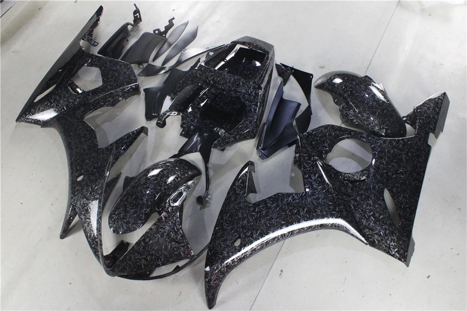 Carenado de fibra de carbono forjado en Estados Unidos carrocería para Yamaha 2003-2005 y 06-09 R6S YZF R6 Foto 3 de 4