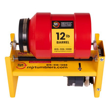 Commercial Duty 12Lb Rock Tumbler. Capable of Running 4 Different Barrel Sizes