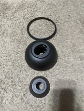 Mena 54 in. 1005919921 Matte Black FAN REPLACMENT MOUNTING BRACKET & CANOPYS