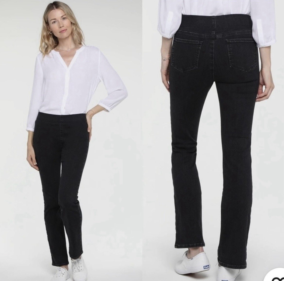 Black Dark Wash Women's
