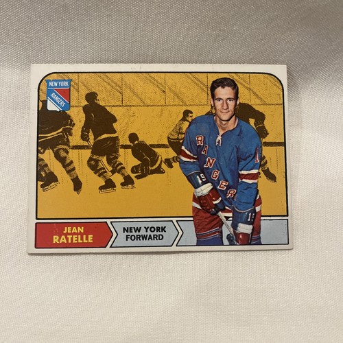 Jean Ratelle #77 1968 Topps card