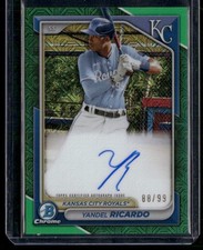 2024 Bowman Mega Box #BMA-YRI Yandel Ricardo Green Mojo Autograph 88/99