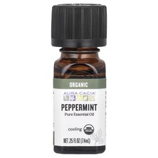 Essential Oil Peppermint 0.25 oz By Aura Cacia