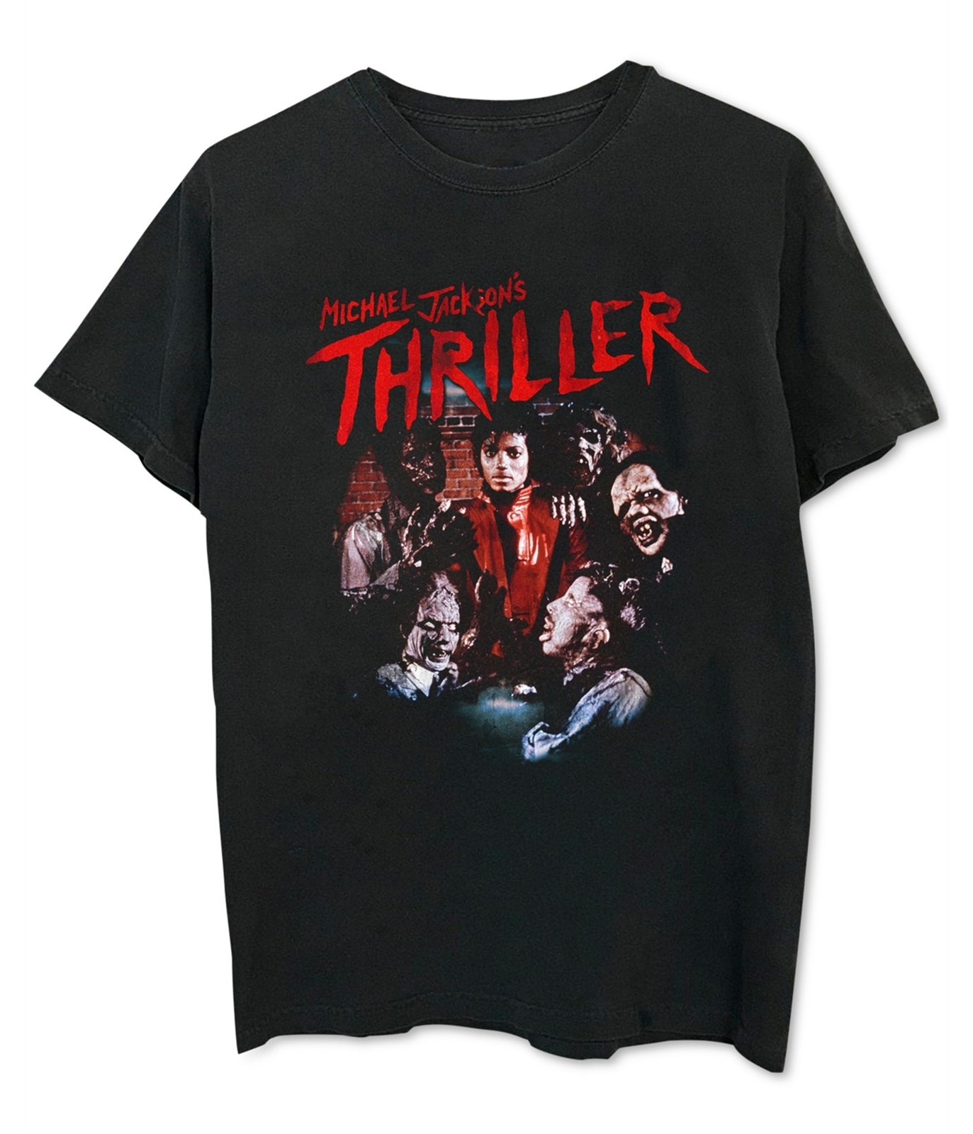 Мужская футболка с графическим изображением группы Band Specific Thriller, черная, L