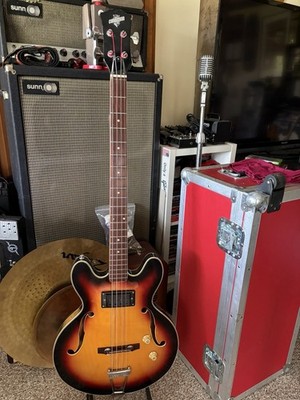1960s Bruno Conqueror Hollow Body Bass | eBay