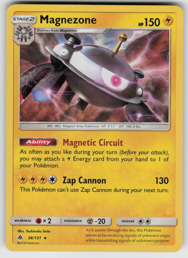 Holo Magnezone 36/131 Rare Forbidden Light Near Mint
