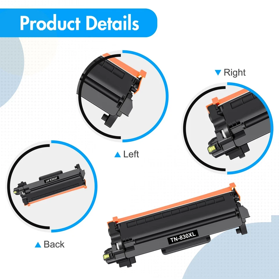 TN830 XL Toner Cartridge With Brother DR830 HL-L2420 HL-L2405W DCP-L2640DW NEW - Image 4 of 4