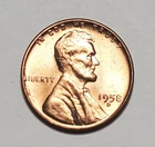 1958 D LINCOLN WHEAT PENNY UNC #C10388