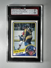 1984 O-Pee-Chee Doug Gilmour Rookie Card KSA 7. rookie card picture