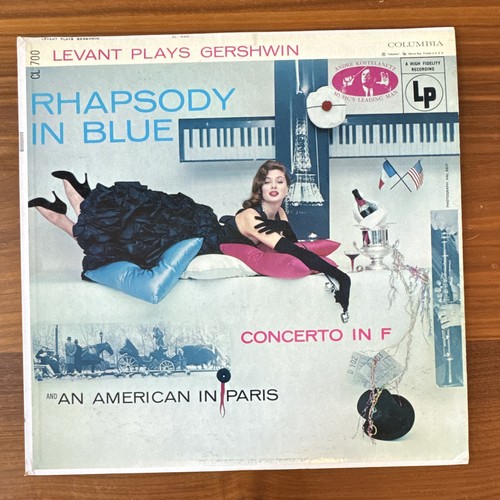 Vinyl Record: Oscar Levant, Levant Plays Gershwin, Columbia CL 700 LP