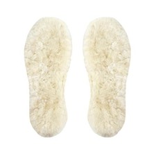 Sheepskin Insoles, Genuine Thick Warm Wool Insert for Women Women 8.5 /Men 7.5