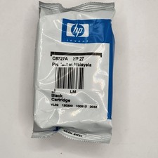 Genuine OEM HP 27 Black C8727A Ink Cartridge Sealed - No Box