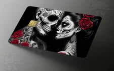 Day of the Dead Romance Credit Card Skin
