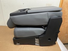 15 -24 Oem Ford F150 Center Jump Seat Console Gray Vinyl New Nice F250 No