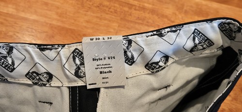 Neu! Ben Davis Gorilla Cut Wide Leg Baggy Hose schwarz Herren Gr. 30x32 unregelmäßig - Bild 10 von 13