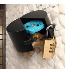 Water Faucet Lock, Outdoor Metal Hose Lock for Garden Faucets, Bib, Spigot