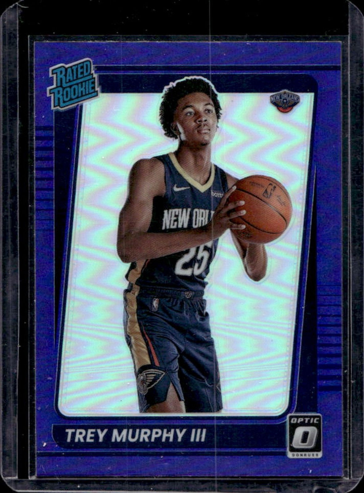 2021-22 Donruss Optic Trey Murphy III Purple Prizm RC #178 Pelicans