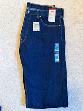 Imagen de Levi's Men's Dark Wash Blue Denim Jeans Straight Regular Fit Stretch NWT
