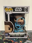 JSA Signed Daniel Logan Funko POP! Star Wars Fett Legacy Young Boba Fett #736