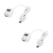 2 Pack 3W DC 3.5-8V USB Water Pump Solar Mini Submersible Brushless White