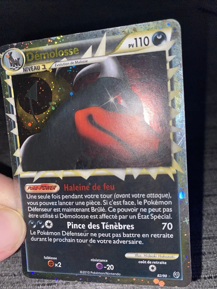Carte Pokemon Demolosse 82/90 Prime HGSS Indomptable Français Occasion - Photo 3/4
