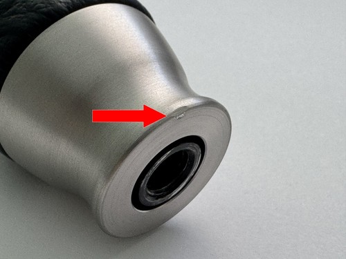 Perilla de cambio de cuero de aluminio Honda 22-24 Civic Si 54102-T38-A00ZA - Imagen 2 de 5