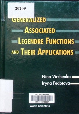 Generalized associated Legendre functions and their applications Nina Virchenko,