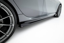 Seitenschweller Ansatz (Paar) + Flaps passend f�r BMW M135i F70 schwarz Hochglan