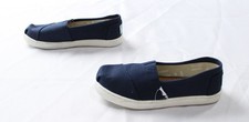 TOMS Unisex Kids' Alpargata Classic Shoes AC2 Navy Heritage Canvas Size US:12.5