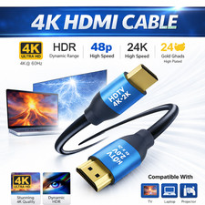 HDMI Cable  2.0 HD 4K 2160P 3D HDTV 1080P 2160P FAST HIGH SPEED GOLD PLATED LEAD