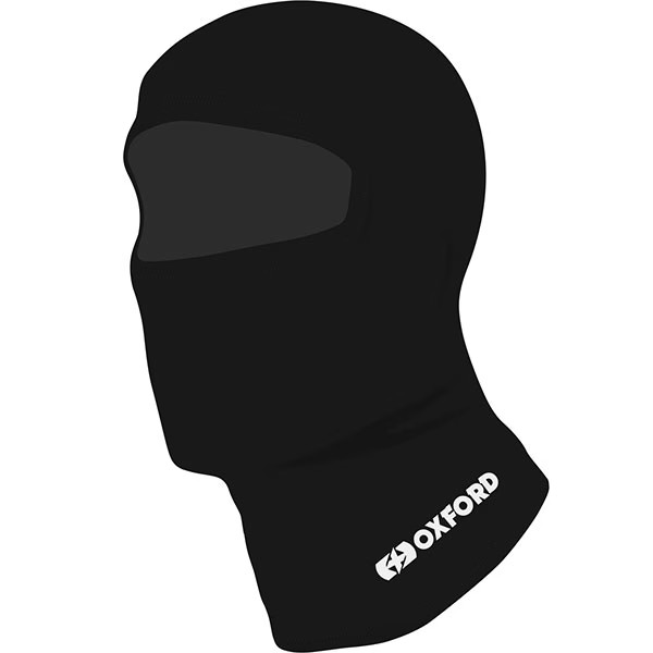Oxford WarmDry Motorcycle Motorbike Base Layer Balaclava - Black