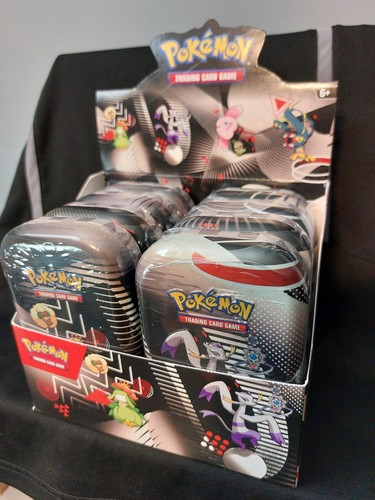 Pokemon TCG Black Bolt & White Flare Unova Mini Tin Display Sealed Tins All Arts