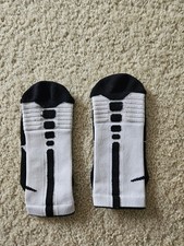 Nike Men  s Elite Socks - White - Size L - 1 Pair