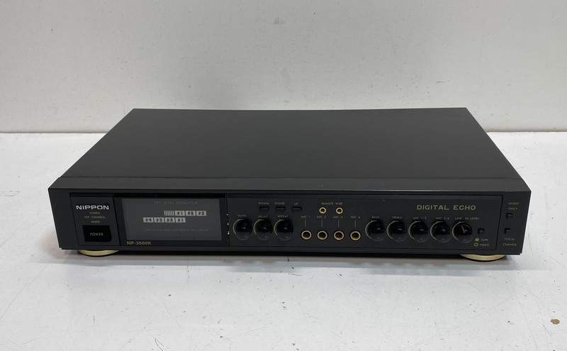 Nippon NP-3500K Stereo Key Control Karaoke Mixer Digital Echo Vintage Tested