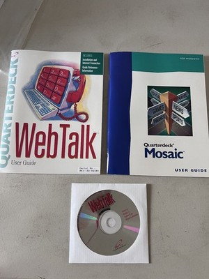 Quarterdeck WebTalk Mosaic Windows 3.1 95 Software Internet