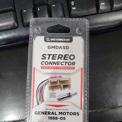 NEW Scosche GMDASD GM 1988 - 2005 Stereo Connector Car Stereo Harness Adapter