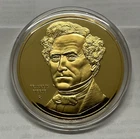1973 FM STERLING SILVER 41 GRAM PROOF PRESIDENTIAL COIN = 1.2 OZ ASW = PIERCE