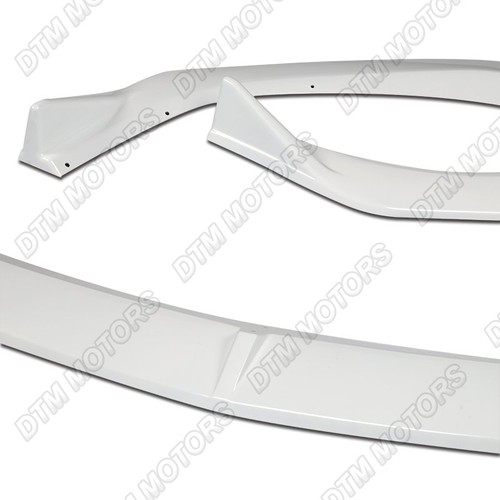 For 2019-2023 Mazda 3 Mazda3 Painted White Front Bumper Body Kit Spoiler Lip 3PC - 第 2/6 張圖片