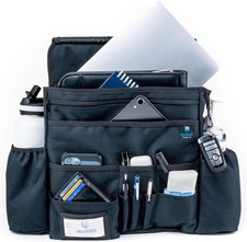 Car Seat Organizer - Front Seat Organizer for Passenger Seat - Car Office for Wo