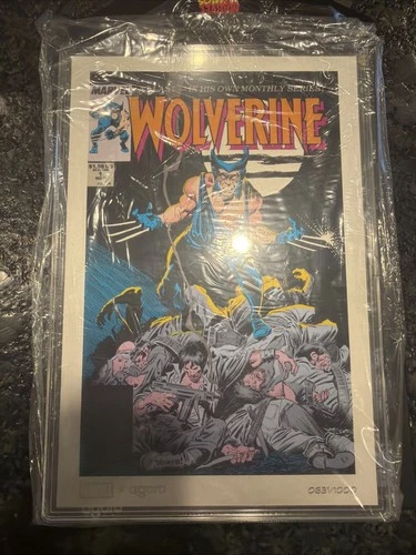 Marvel Comics Wolverine 1 Oz Silver Agoro Foil