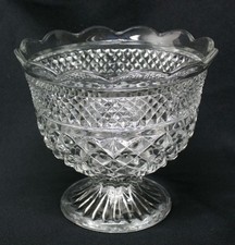 Vintage Anchor Hocking Wexford Pedestal Servi...