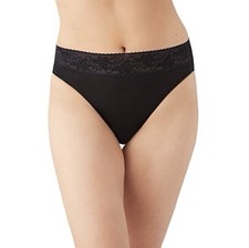 WACOAL Comfort Touch Hi Cut Brief Panty BLACK M