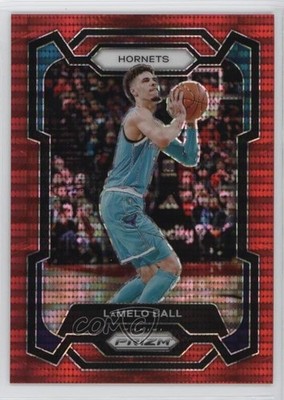 2023-24 Panini Prizm Red Seismic Prizm 60/299 LaMelo Ball #41 1k9t