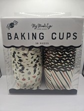 Baking Cups 36 Pieces Cupcake Liners Halloween Bats Ghosts Jack-o-lanterns...