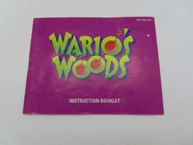 NES Wario's Woods / Manual Tested